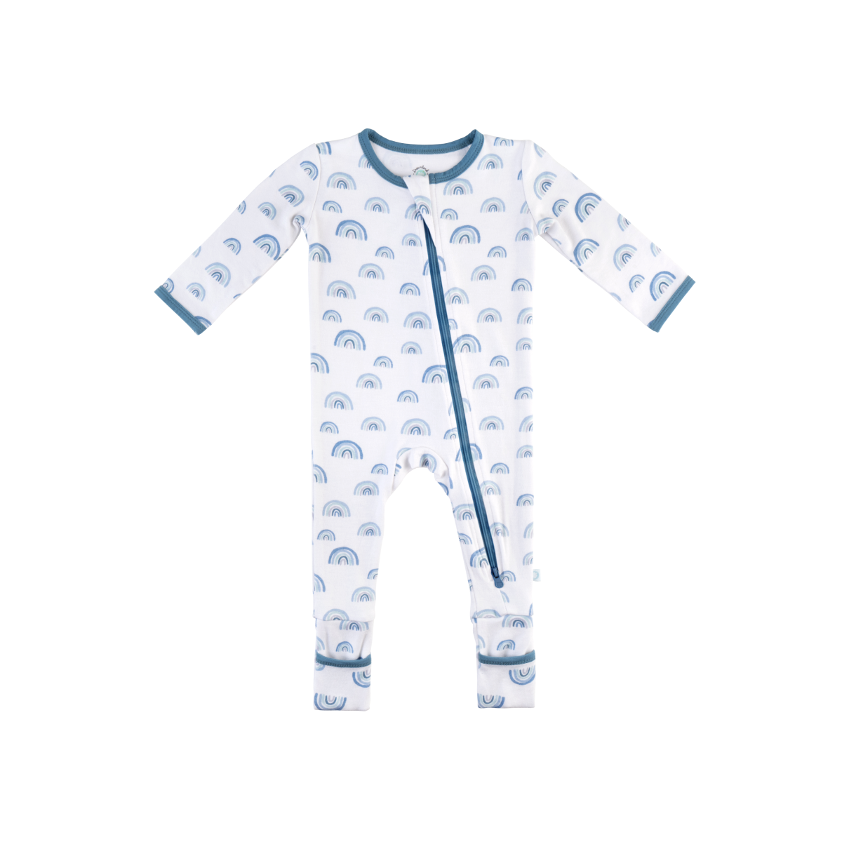 Blue Rainbow Bamboo Pajamas