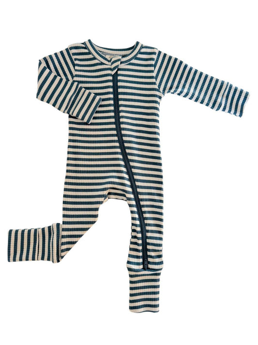 Ribbed Striped Onesie