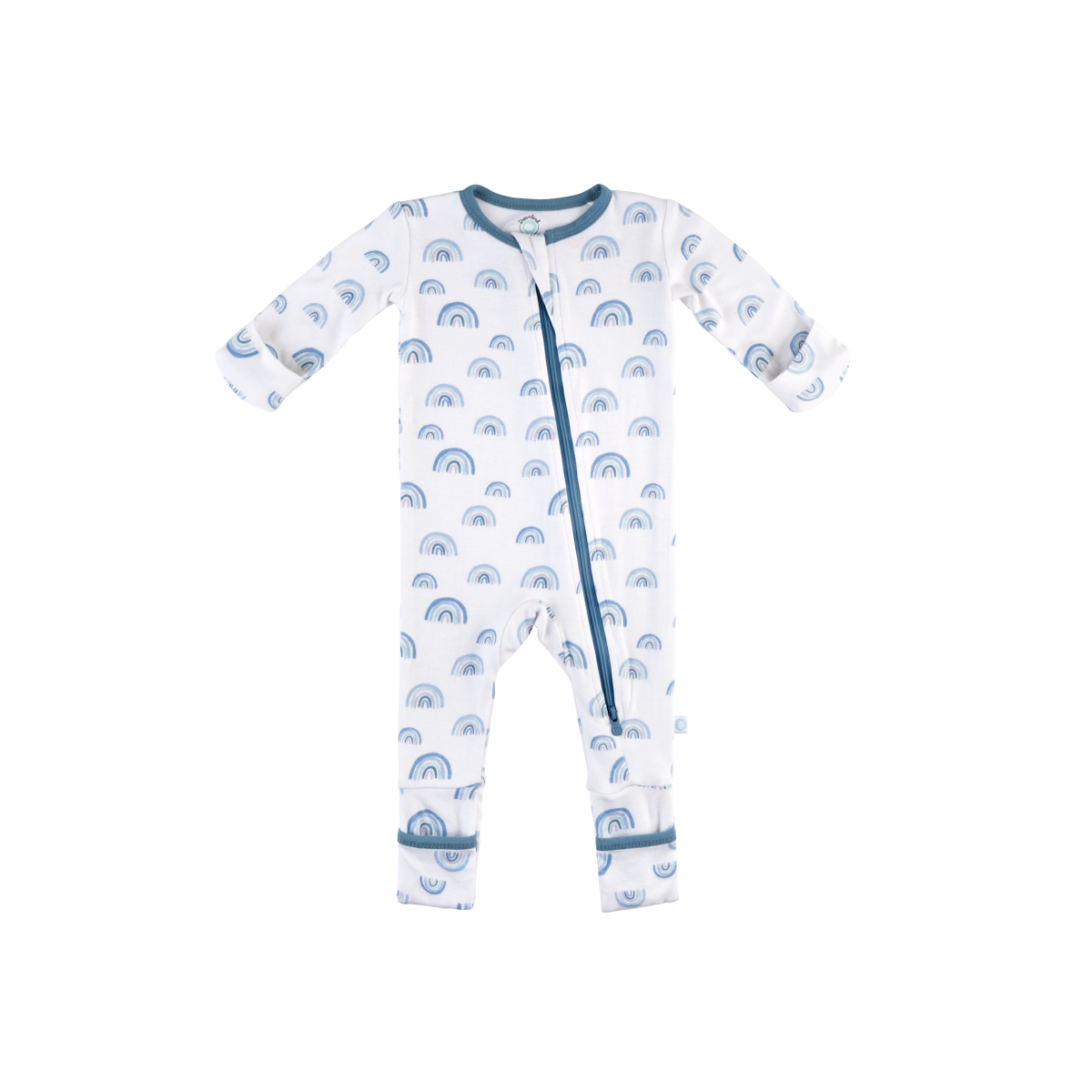 Blue Rainbow Bamboo Pajamas