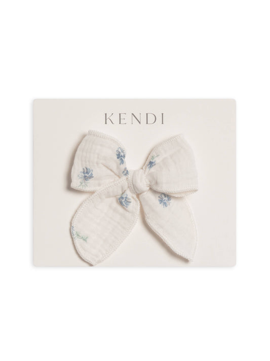 Floral Bow Clip